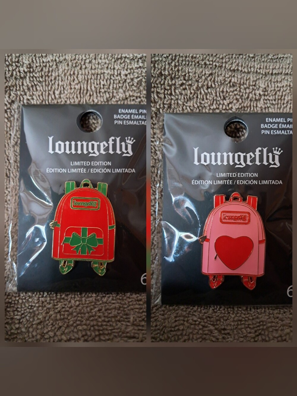 Set of 2 Loungefly Backpack Pins